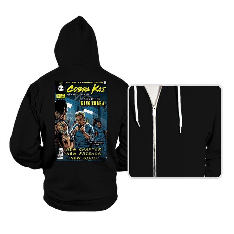 Rise of the King Cobra - Hoodies Hoodies RIPT Apparel Small / Black