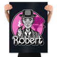 Robert - Prints Posters RIPT Apparel 18x24 / Black