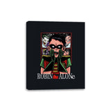 Robin Alone - Canvas Wraps Canvas Wraps RIPT Apparel 8x10 / Black