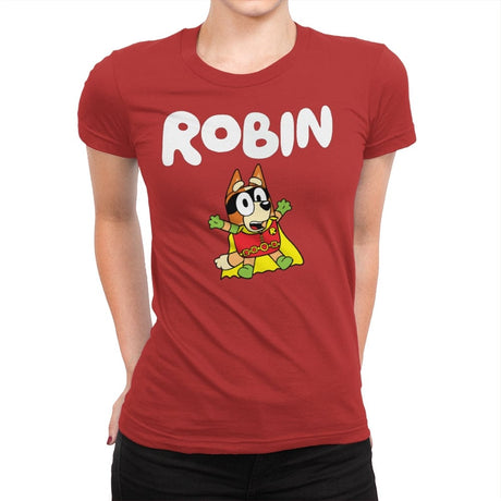 Robin - Womens Premium T-Shirts RIPT Apparel Small / Red