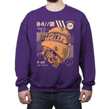 Robo-Head - Crew Neck Sweatshirt Crew Neck Sweatshirt RIPT Apparel