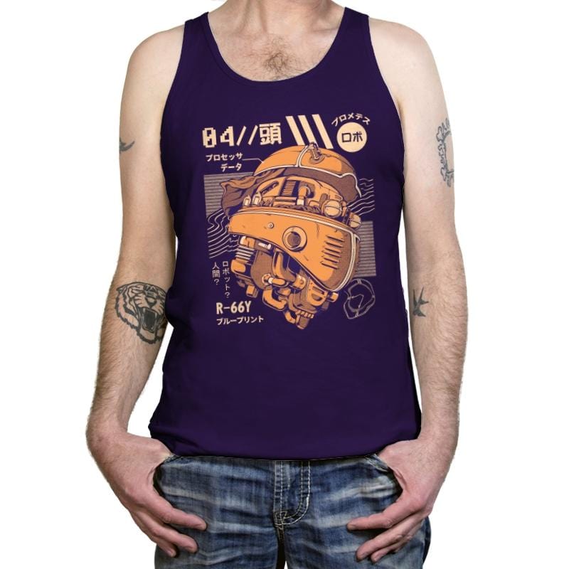 Robo-Head - Tanktop Tanktop RIPT Apparel