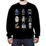 Robot Kawaii - Crew Neck Sweatshirt Crew Neck Sweatshirt RIPT Apparel