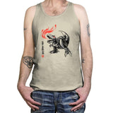 Robot Lizard King Exclusive - Tanktop Tanktop RIPT Apparel X-Small / Oatmeal Triblend