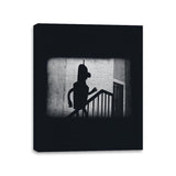 Robot Shadow - Canvas Wraps Canvas Wraps RIPT Apparel 11x14 / Black