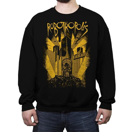 Robotropolis - Crew Neck Sweatshirt Crew Neck Sweatshirt RIPT Apparel Small / 151515