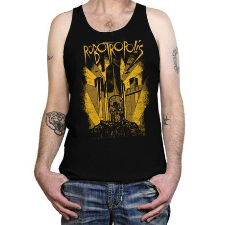 Robotropolis - Tanktop Tanktop RIPT Apparel X-Small / 151515