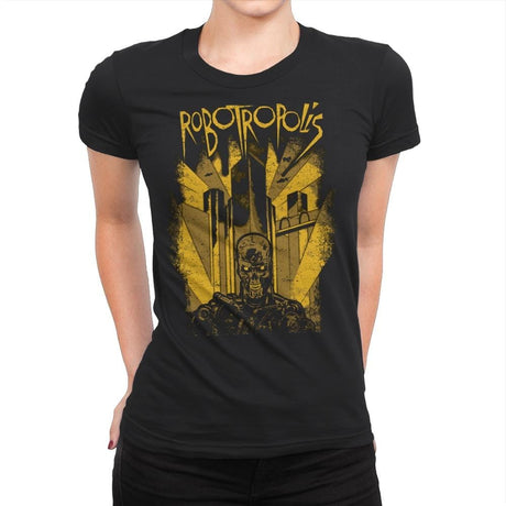 Robotropolis - Womens Premium T-Shirts RIPT Apparel Small / 151515