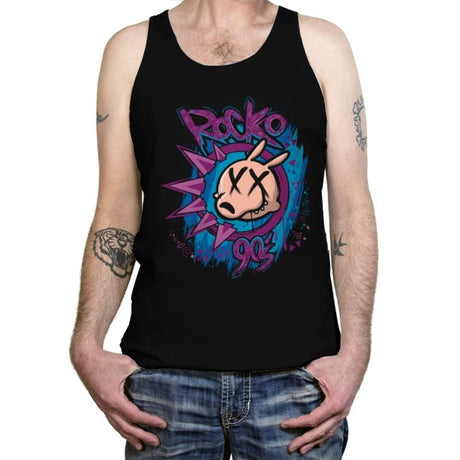 Rock-90s - Tanktop Tanktop RIPT Apparel X-Small / Black