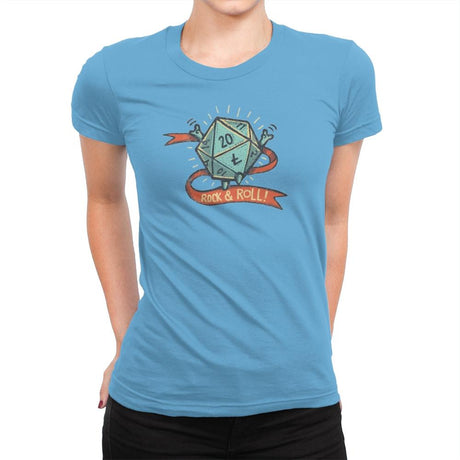 Rock and Rollplay - Womens Premium T-Shirts RIPT Apparel Small / Turquoise