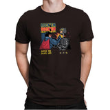 Rock 'em Sock 'em Justice Exclusive - Mens Premium T-Shirts RIPT Apparel Small / Dark Chocolate