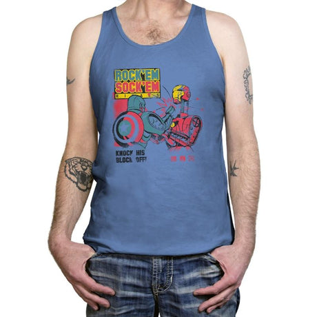 Rock 'em Sock 'em Rivals Exclusive - Tanktop Tanktop RIPT Apparel X-Small / Blue Triblend