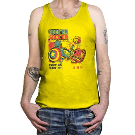 Rock 'em Sock 'em Rivals Exclusive - Tanktop Tanktop RIPT Apparel X-Small / Neon Yellow