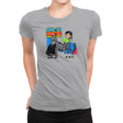 Rock 'em Sock 'em Super Friends Exclusive - Womens Premium T-Shirts RIPT Apparel Small / Heather Grey