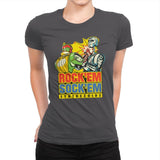 Rock'em Sock'em Synthezoids - Womens Premium T-Shirts RIPT Apparel Small / Heavy Metal