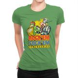 Rock'em Sock'em Synthezoids - Womens Premium T-Shirts RIPT Apparel Small / Kelly