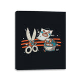 Rock_Paper_Scissor_Hold - Canvas Wraps Canvas Wraps RIPT Apparel 11x14 / Black