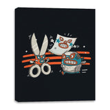 Rock_Paper_Scissor_Hold - Canvas Wraps Canvas Wraps RIPT Apparel 16x20 / Black