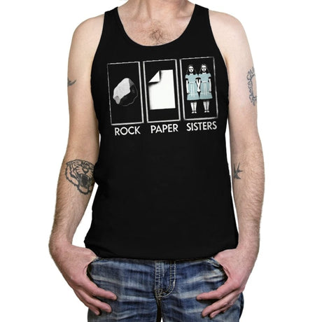 Rock Paper Sisters - Tanktop Tanktop RIPT Apparel X-Small / Black