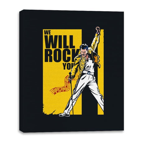 Rock You - Canvas Wraps Canvas Wraps RIPT Apparel 16x20 / Black