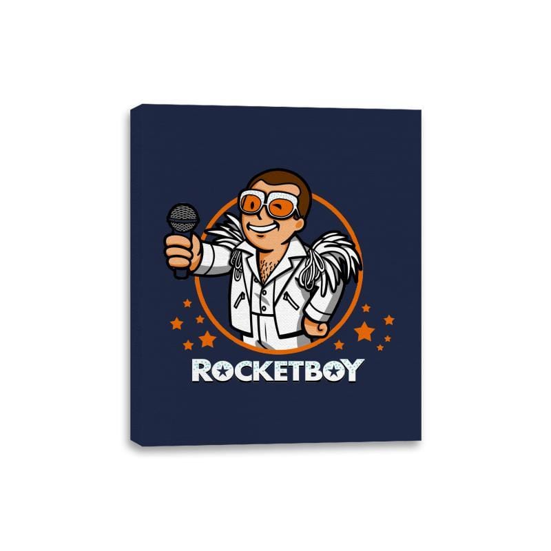 Rocket Boy - Canvas Wraps Canvas Wraps RIPT Apparel 8x10 / Navy