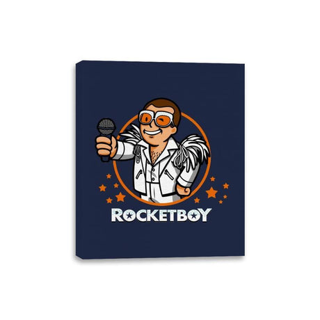 Rocket Boy - Canvas Wraps Canvas Wraps RIPT Apparel 8x10 / Navy