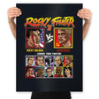 Rocky Fighter - Rocky vs Drago - Prints Posters RIPT Apparel 18x24 / Black