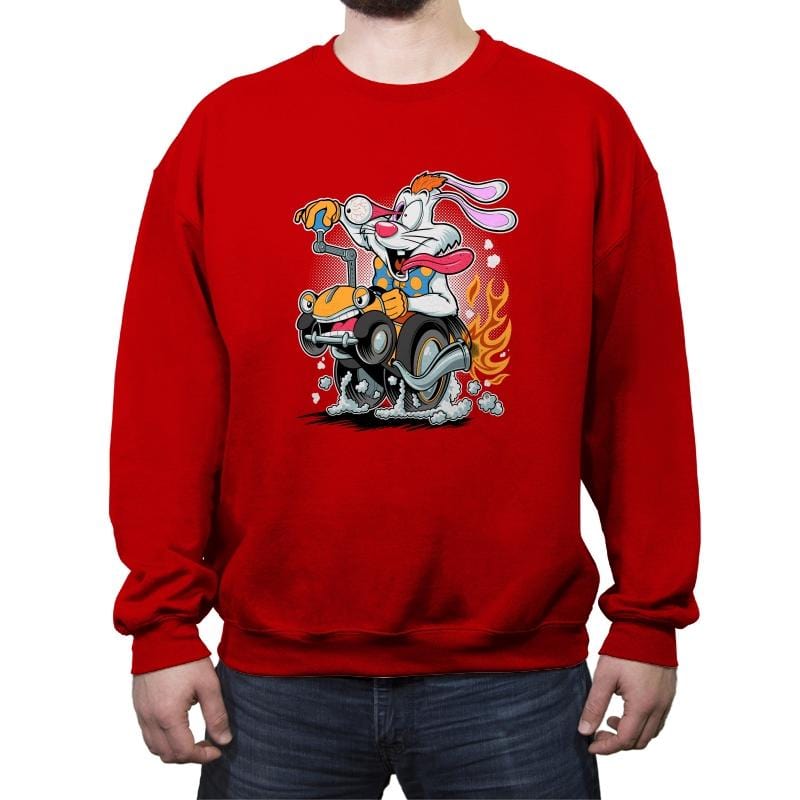 Roger Fink - Crew Neck Sweatshirt Crew Neck Sweatshirt RIPT Apparel Small / Red