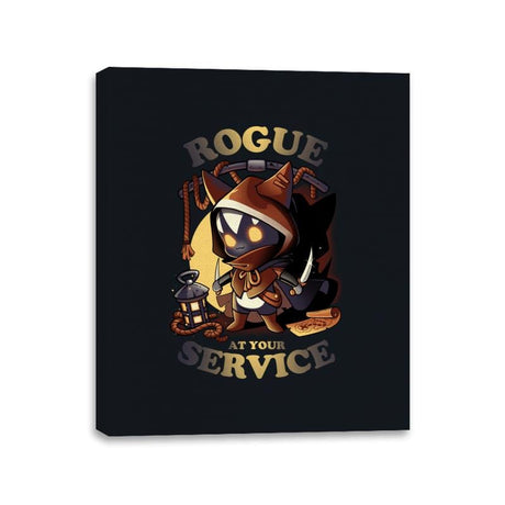 Rogue's Call - Canvas Wraps Canvas Wraps RIPT Apparel 11x14 / Black