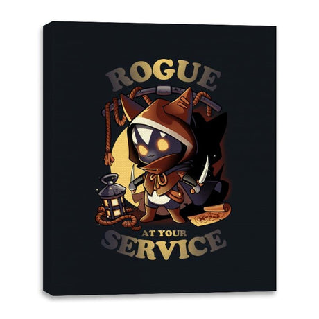 Rogue's Call - Canvas Wraps Canvas Wraps RIPT Apparel 16x20 / Black