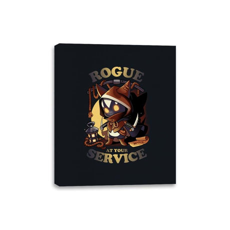 Rogue's Call - Canvas Wraps Canvas Wraps RIPT Apparel 8x10 / Black