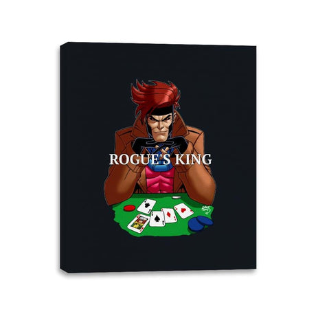 Rogue's King - Canvas Wraps Canvas Wraps RIPT Apparel 11x14 / Black