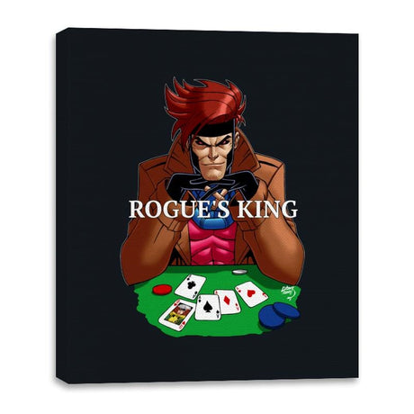 Rogue's King - Canvas Wraps Canvas Wraps RIPT Apparel 16x20 / Black