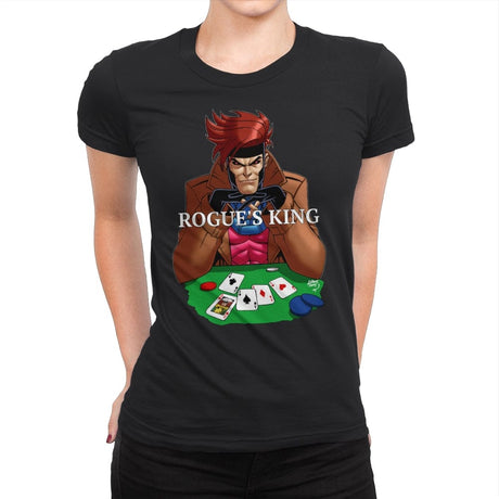 Rogue's King - Womens Premium T-Shirts RIPT Apparel Small / Black