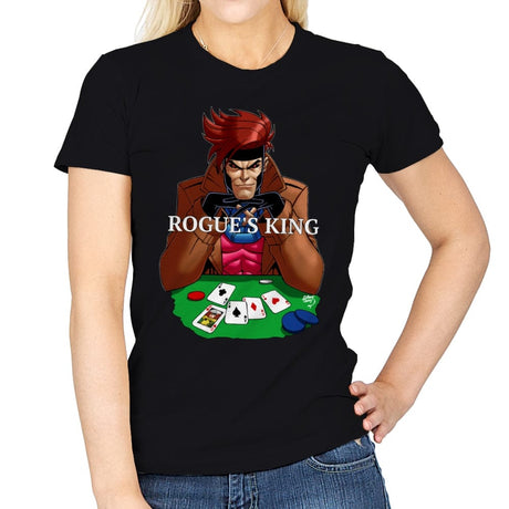 Rogue's King - Womens T-Shirts RIPT Apparel Small / Black