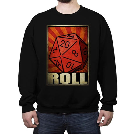 Roll The Dice - Crew Neck Sweatshirt Crew Neck Sweatshirt RIPT Apparel Small / Black