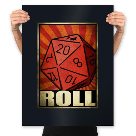 Roll The Dice - Prints Posters RIPT Apparel 18x24 / Black