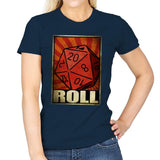 Roll The Dice - Womens T-Shirts RIPT Apparel Small / Navy