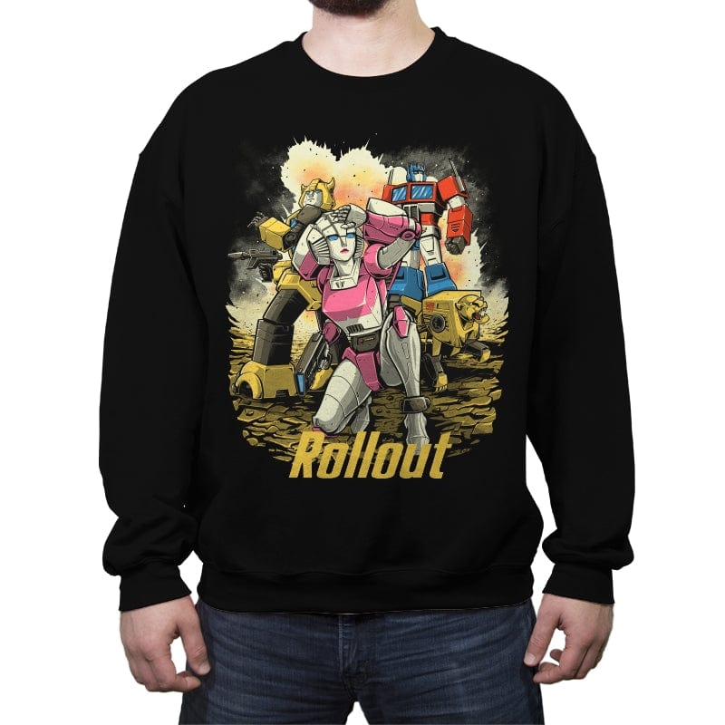 Rollout - Crew Neck Sweatshirt Crew Neck Sweatshirt RIPT Apparel Small / Black