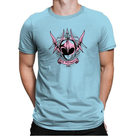 Rosea Ordo Pterosauria - Zordwarts - Mens Premium T-Shirts RIPT Apparel Small / Light Blue