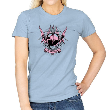 Rosea Ordo Pterosauria - Zordwarts - Womens T-Shirts RIPT Apparel Small / Light Blue