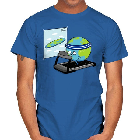 Round Earth! - Raffitees - Mens T-Shirts RIPT Apparel Small / Royal