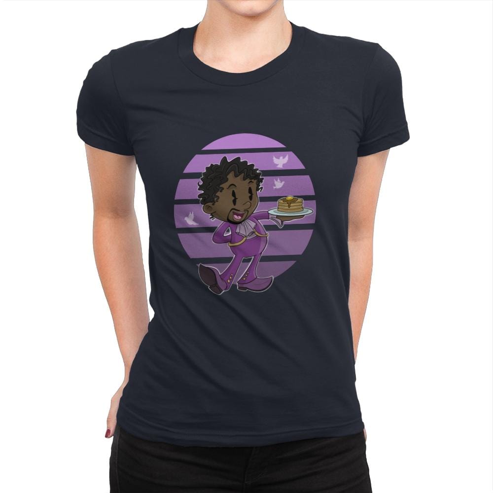 Royal Pancakes - Womens Premium T-Shirts RIPT Apparel Small / Midnight Navy