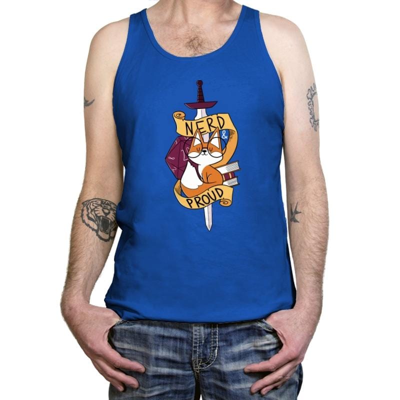 RPG Fox - Tanktop Tanktop RIPT Apparel X-Small / True Royal