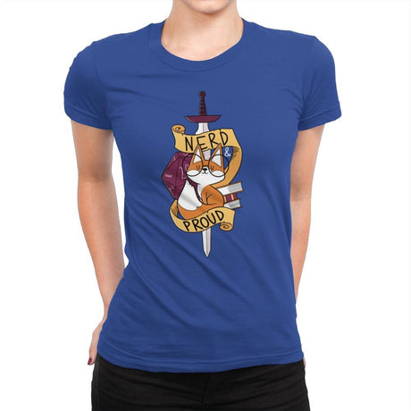 RPG Fox - Womens Premium T-Shirts RIPT Apparel Small / Royal