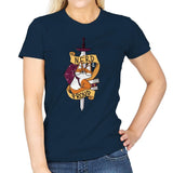 RPG Fox - Womens T-Shirts RIPT Apparel Small / Navy