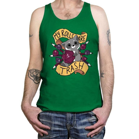 RPG Raccoon - Tanktop Tanktop RIPT Apparel X-Small / Kelly