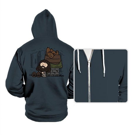 Rubeus Brown! - Hoodies Hoodies RIPT Apparel Small / Dark Gray