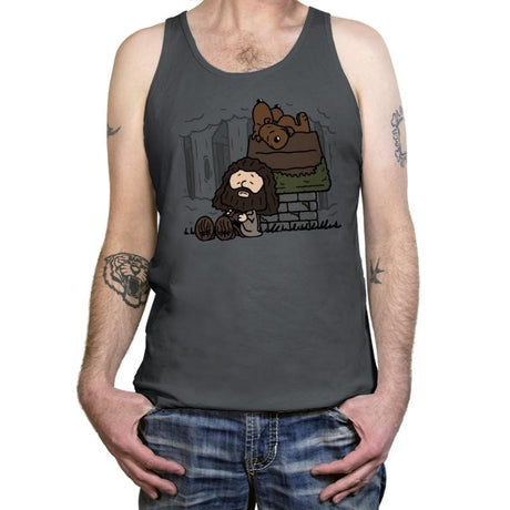 Rubeus Brown! - Tanktop Tanktop RIPT Apparel X-Small / Asphalt