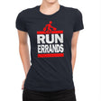 Run Errands - Womens Premium T-Shirts RIPT Apparel Small / Midnight Navy